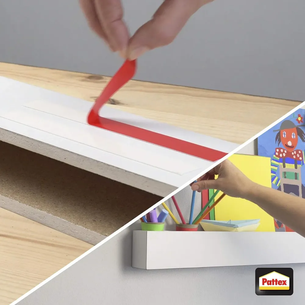 Nastro Biadesivo Extra Forte Millechiodi 19 Mm X 1,5 M Per Interni Ed Esterni Fino 120 Kg Di Tenuta Pattex Henkel