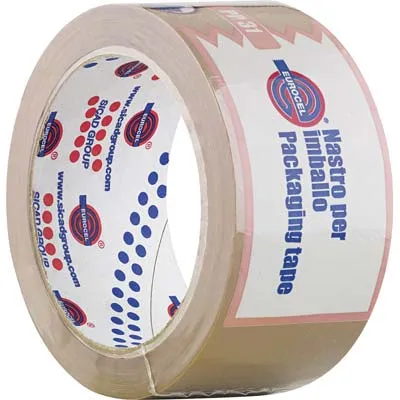 Nastro Imballo Avana Pp 31 Tb Eurocel - Ppl Mm 50 Ml 66- 36 Pezzi