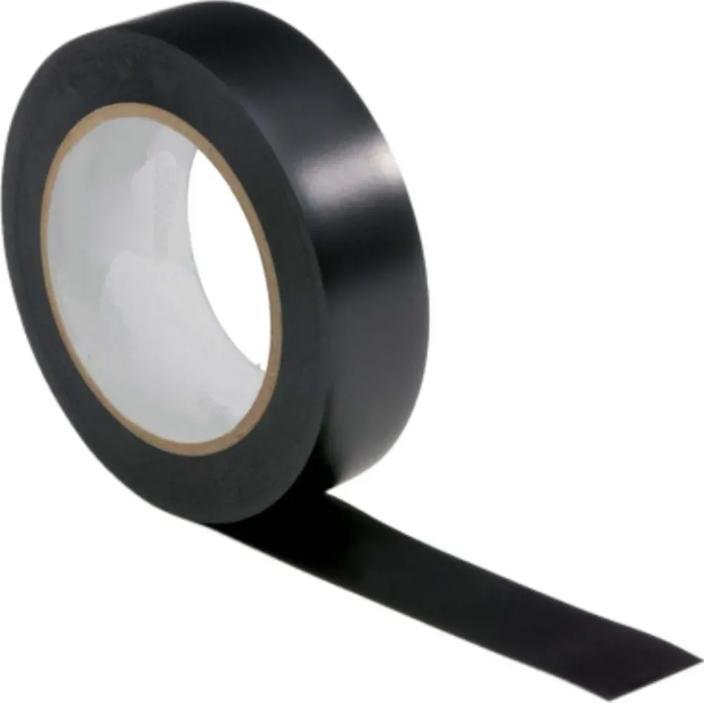 Nastro Isolante Confezione 3 Pezzi Pz. Nero 4 Metri Rotoli Elettricista Hobby