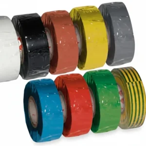 Nastro Isolante Spessore Mm.0,13- - Mm.15X25Mt. Colore Bianco - 12 Pezzi Scapatapes