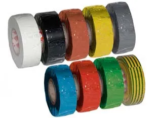 Nastro Isolante Spessore Mm.0,13- - Mm.19X25Mt. Colore Bianco - 10 Pezzi Scapatapes
