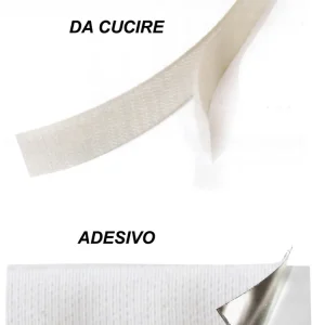 Nastro Velcro Bianco Adesivo Uncino 50.00 Metri