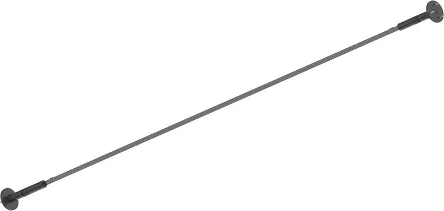 Natro Flessibile Tesi Alluminio Nero 5M
