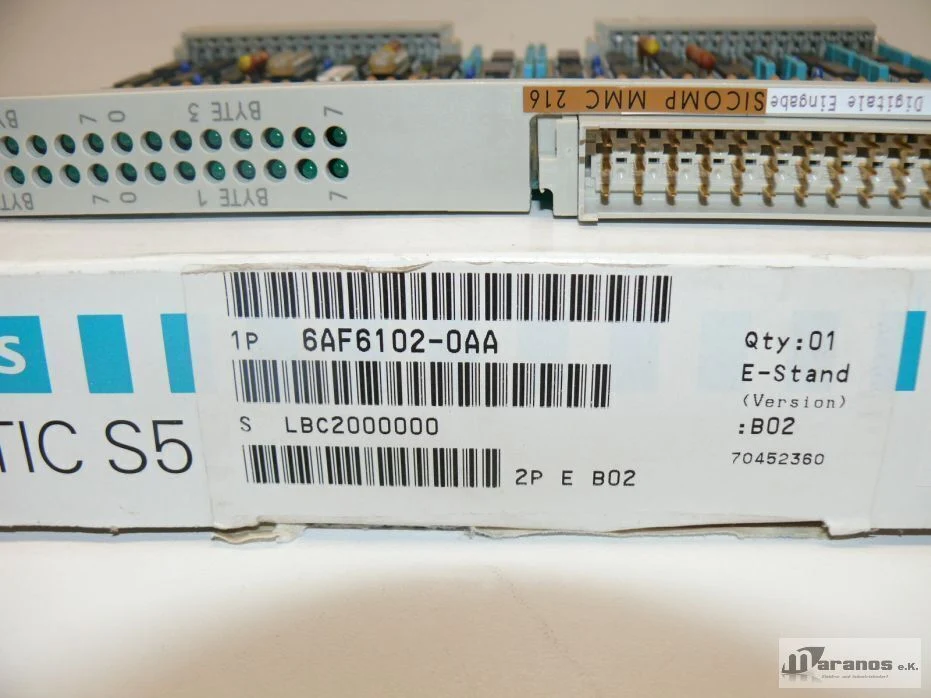 NEU-OVP Siemens 6AF6102-0AA Digitaleingabe 6AF6 102-0AA E: B02