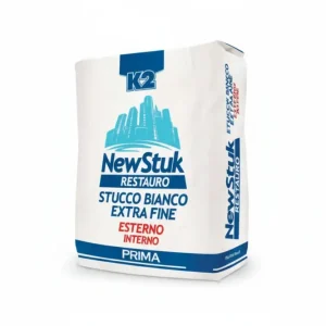 K2 Newstuk Restauro Stucco Polvere Base Cemento Sacco- - Kg.5 - 4 Pezzi K2