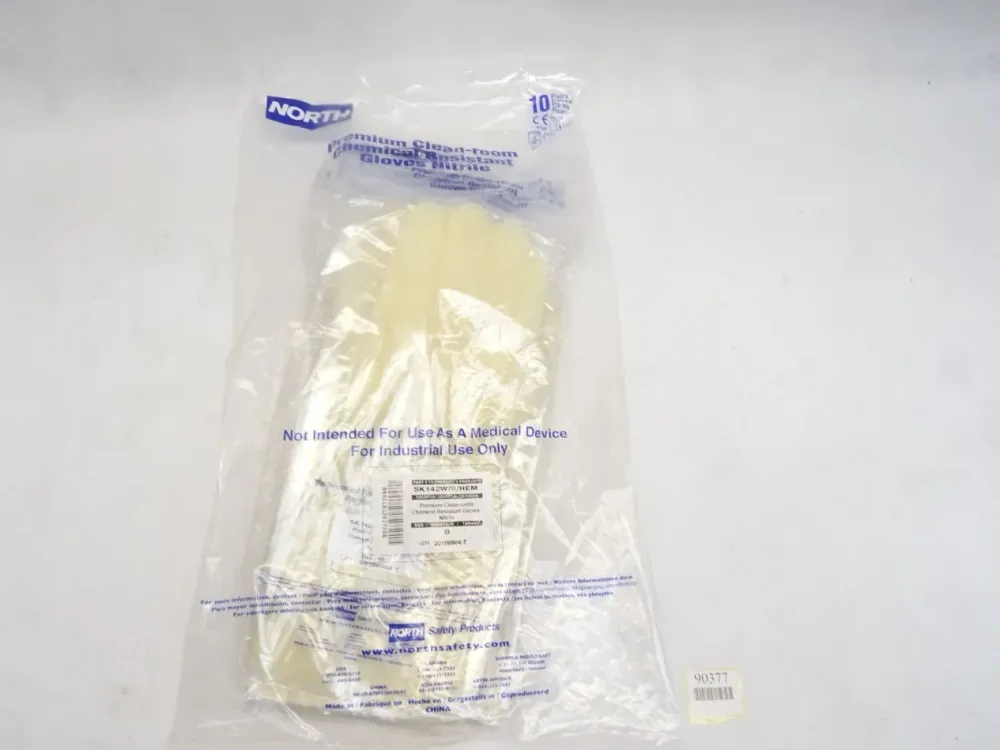 North SK Clean Room Nitrile Gloves SK142W/8/HEM / Inhalt : 10 Stück / Neu OVP
