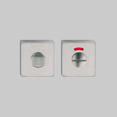 Nottolino Wc E Segnalatore 'Quadro' 50X50 Mm - Col. Inox Satinato - Fimet Maniglie