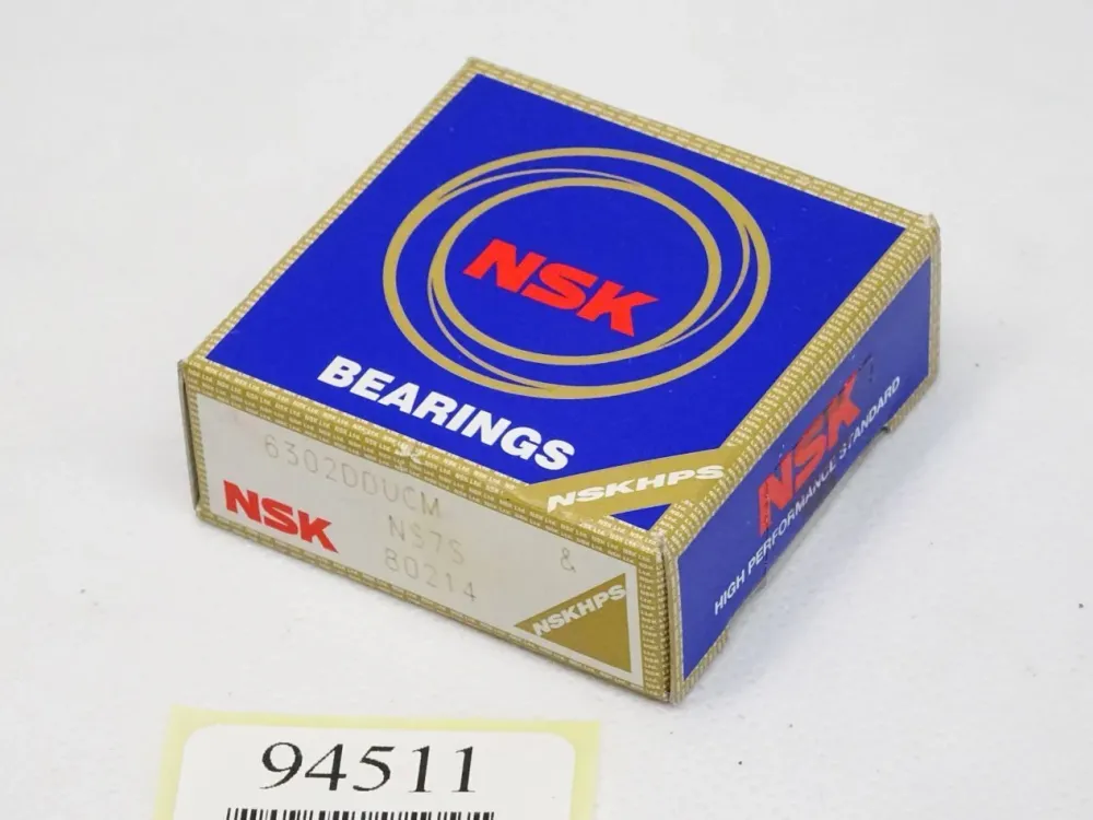 NSK Bearings Rillenkugellager 6302DDUCM 6302-DDU-CM / Neu OVP
