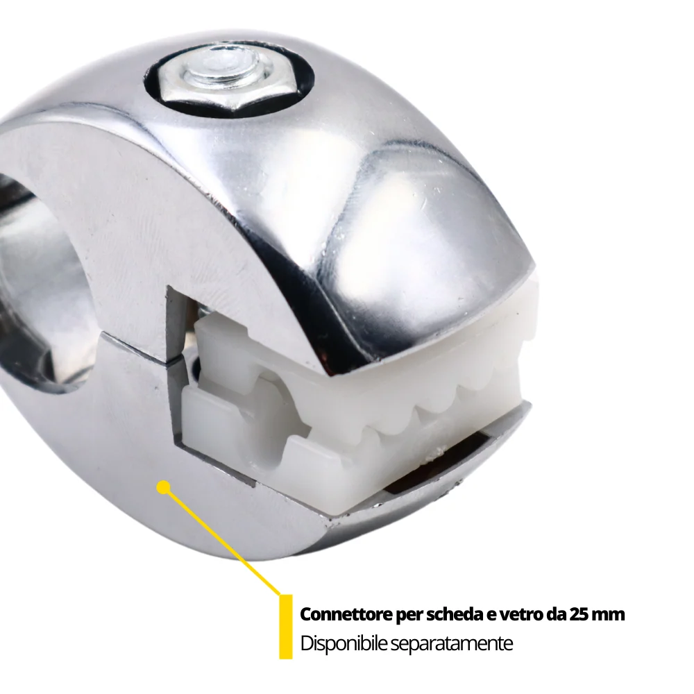 Inserto per Connettore per Vetro, Bianco NTP