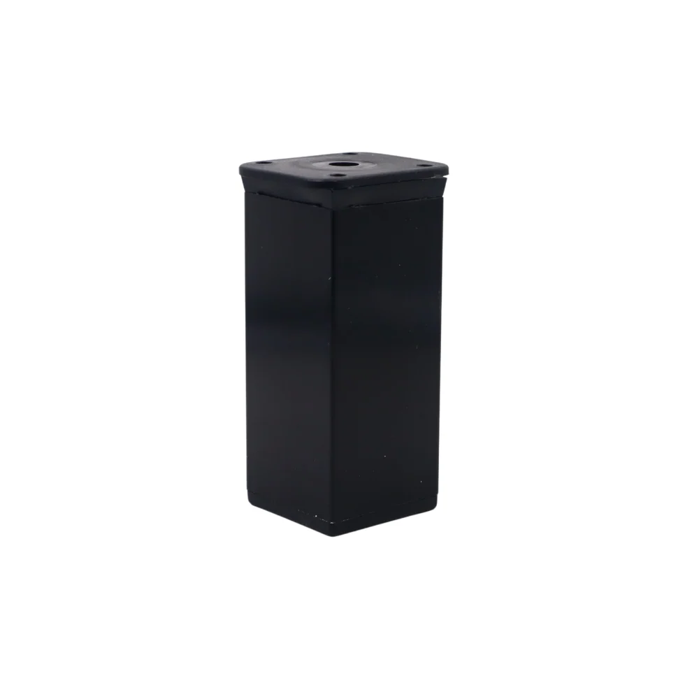Piedini per Mobili regolabili 40x40mm - Altezza 100mm - Nero NTP