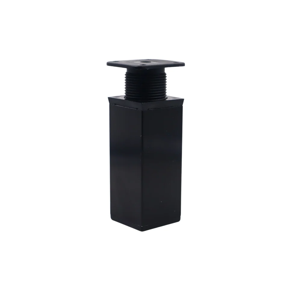 Piedini per Mobili regolabili 40x40mm - Altezza 100mm - Nero NTP