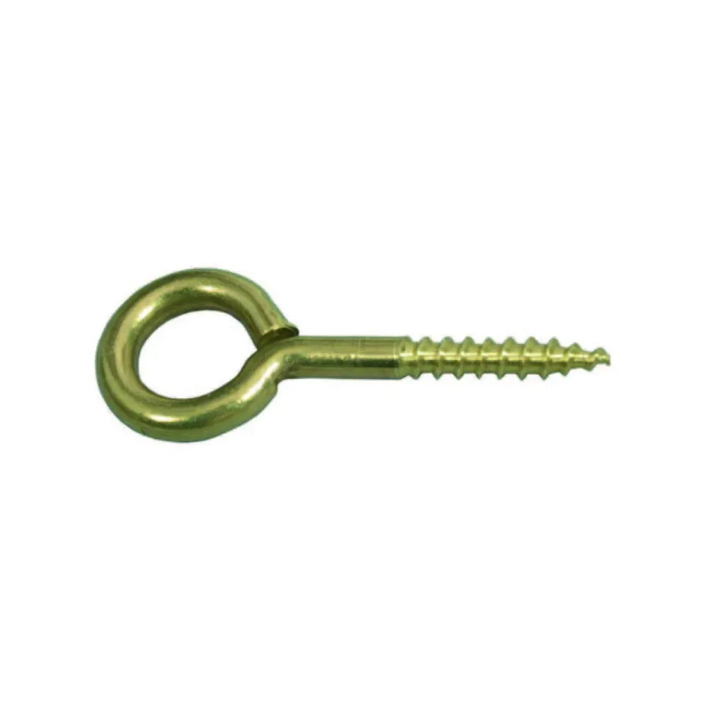 Occhiolo Con Vite Per Legno - mm.18x40 - ø mm.3x16 - 200 pz