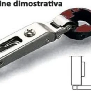 ORECA - CERNIERA INCASSO CON MOLLA 26MM 2PZ