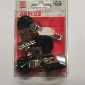 ORECA - CERNIERA DA INCASSO CON MOLLA PER ANTE DI VETRO 26MM 2PZ