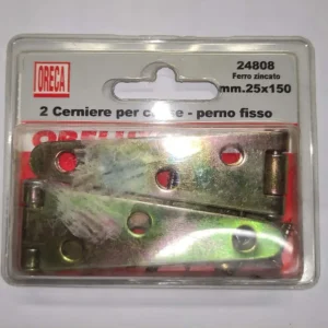 ORECA - CERNIERA PER CASSE CON PERNO FISSO 25X150MM PZ2