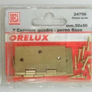 ORECA - CERNIERA QUADRA 50X50MM 2PZ