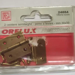 ORECA - CERNIERE SEMILARGHE 30X30MM PZ2