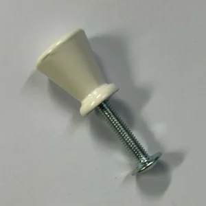 ORECA - POMOLO ABS LACCATO BIANCO 16X19MM