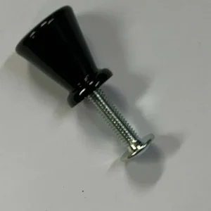 ORECA - POMOLO ABS LACCATO NERO 16X19MM