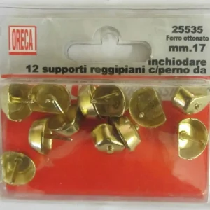 ORECA - SUPPORTO REGGIPIANO CON PERNO DA INCHIODARE 17MM 12PZ