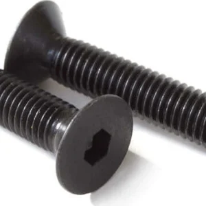 ORECA - 4 VITI PER METALLO TESTA PIANA SVASATA ACCIAIO BRUNITO 6X40mm