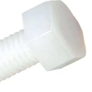 ORECA - 5 VITI PLASTICA TESTA ESAGONALE NYLON 6.6 MM. 10X40