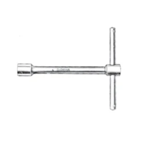 ORECA-CHIAVE "T" BOCCA ESAGONALE MODELLO CORTO mm 6 CROMATE