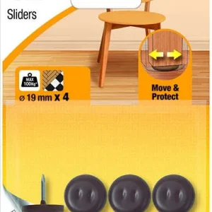 3M - 4 PATTINI PROTETTIVI CLASSICI CON CHIODO D.19 MM***