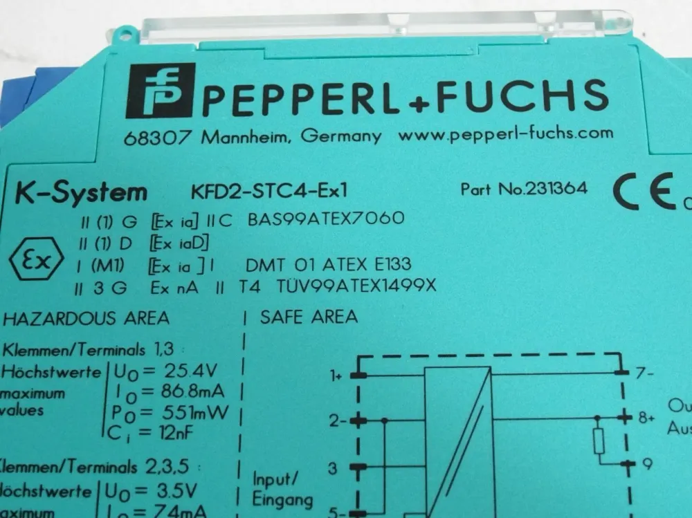 Pepperl+Fuchs 231364 KFD2-STC4-Ex1 SMART-Transmitterspeisegerät