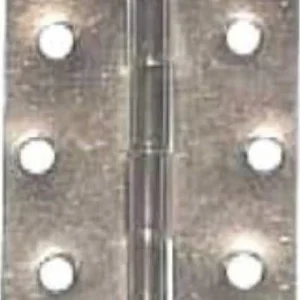 4 PEZZI - CERNIERA SPINA FISSA 40x40MM - FERRO ZINCATO