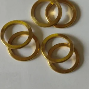 6 PEZZI - RONDELLE ALZAPORTA OTTONE Ø15MM