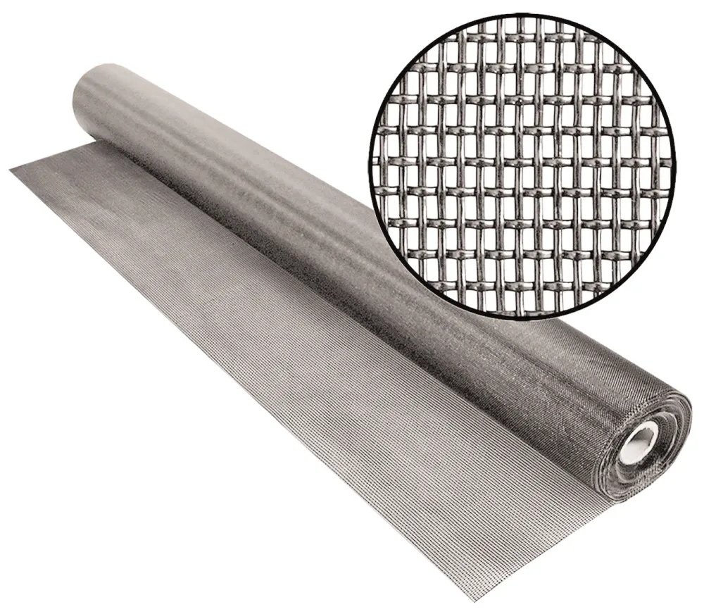 Phifer Zanzariera Rotolo Poliestere/Pvc Petscreen Mt.30,5 Col.Grigio Maglia Mm.17X10 H.Cm.91,44