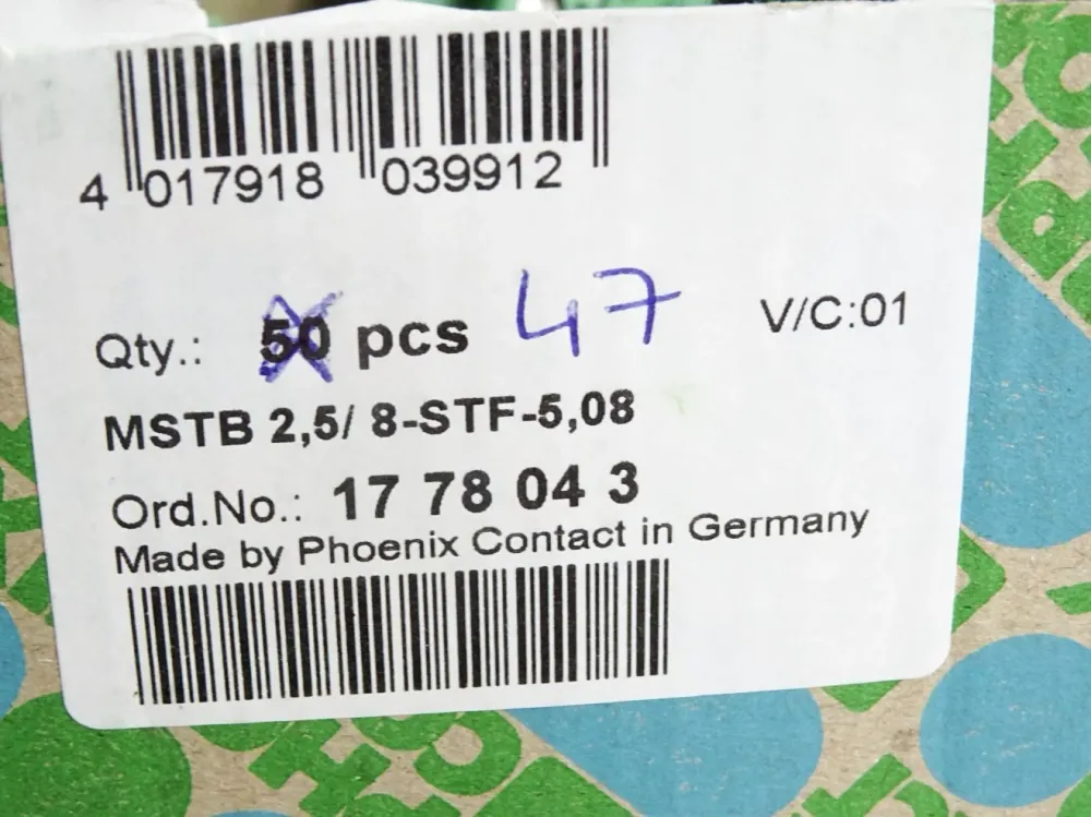 Phoenix Contact 1778043 Leiterplattenstecker / Inhalt:47 Stück / Neu OVP