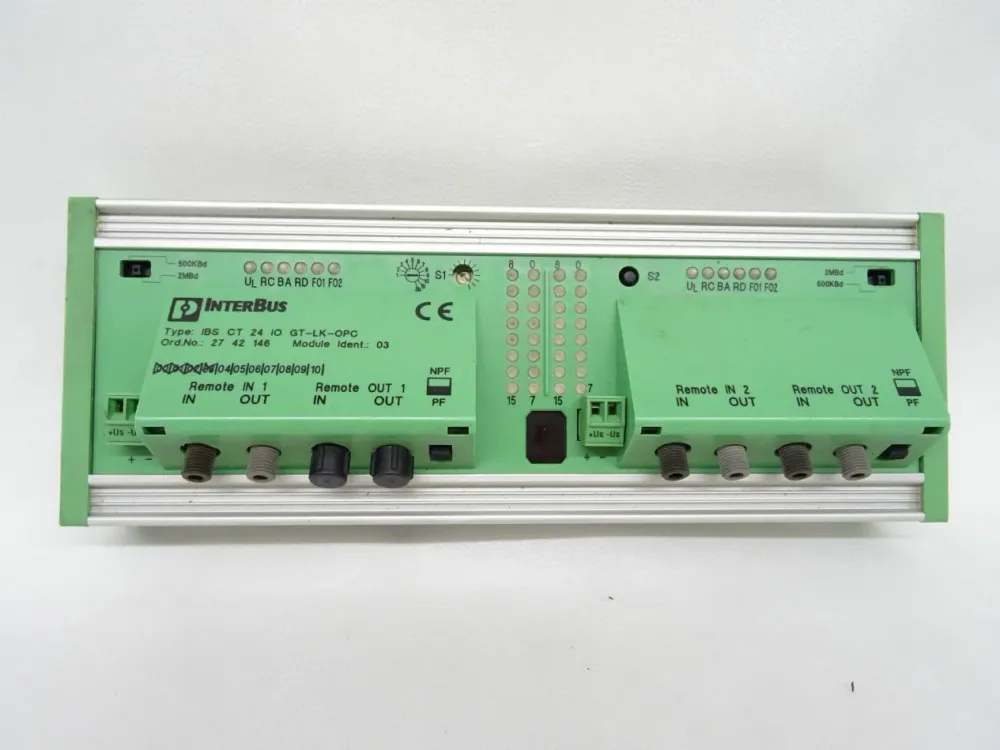 Phoenix Contact InterBus 2742146 IBS CT 24 IO GT-LK-OPC 27 42 146