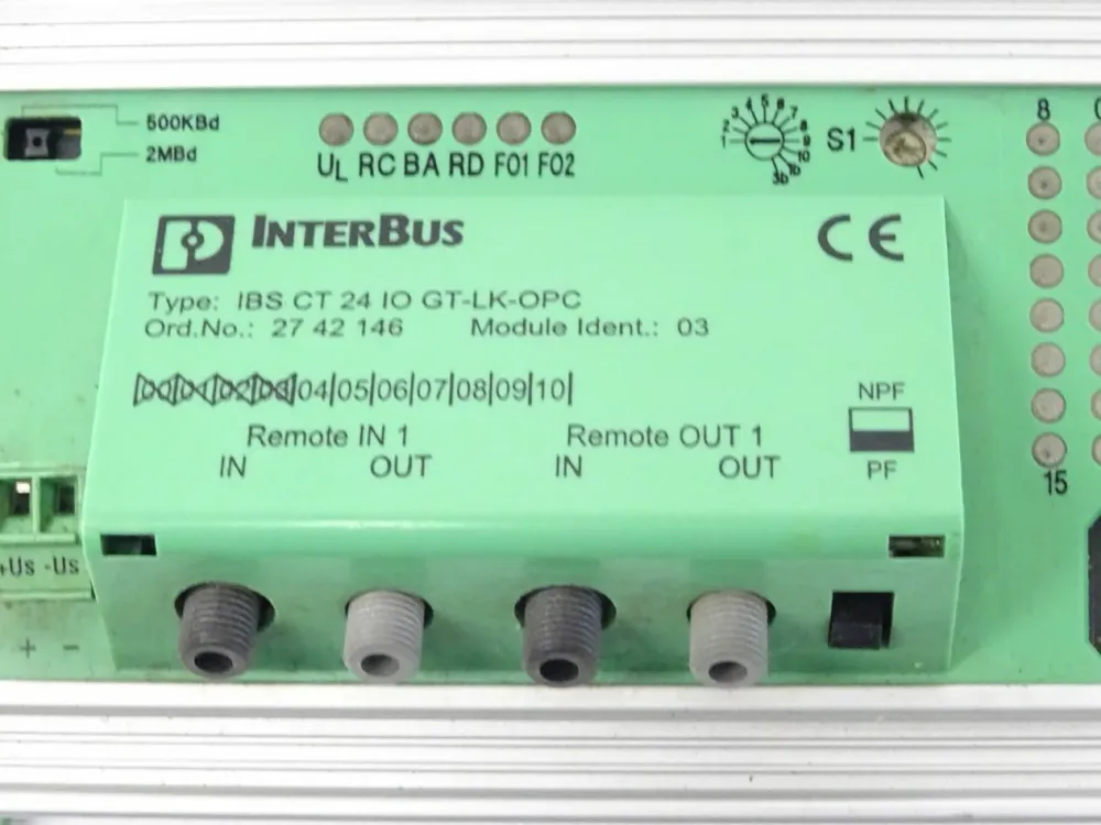 Phoenix Contact Interbus 2742146 UBS CT 24 IO GT-LK-OPC E:03