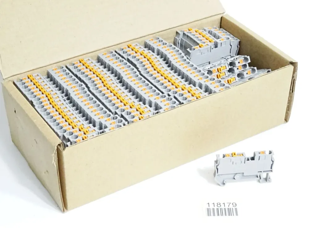 Phoenix Contact Messertrennklemme 3211933 PT4-MT PT4-TG Inhalt:146 Stück / Neu