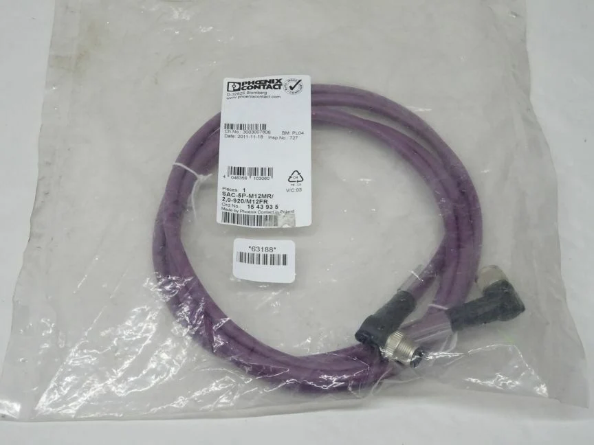 Phoenix Contact SAC-5P-M12MR/2,0-920/M12FR Sensor / Aktor Kabel 1543935 NEU-versiegelt
