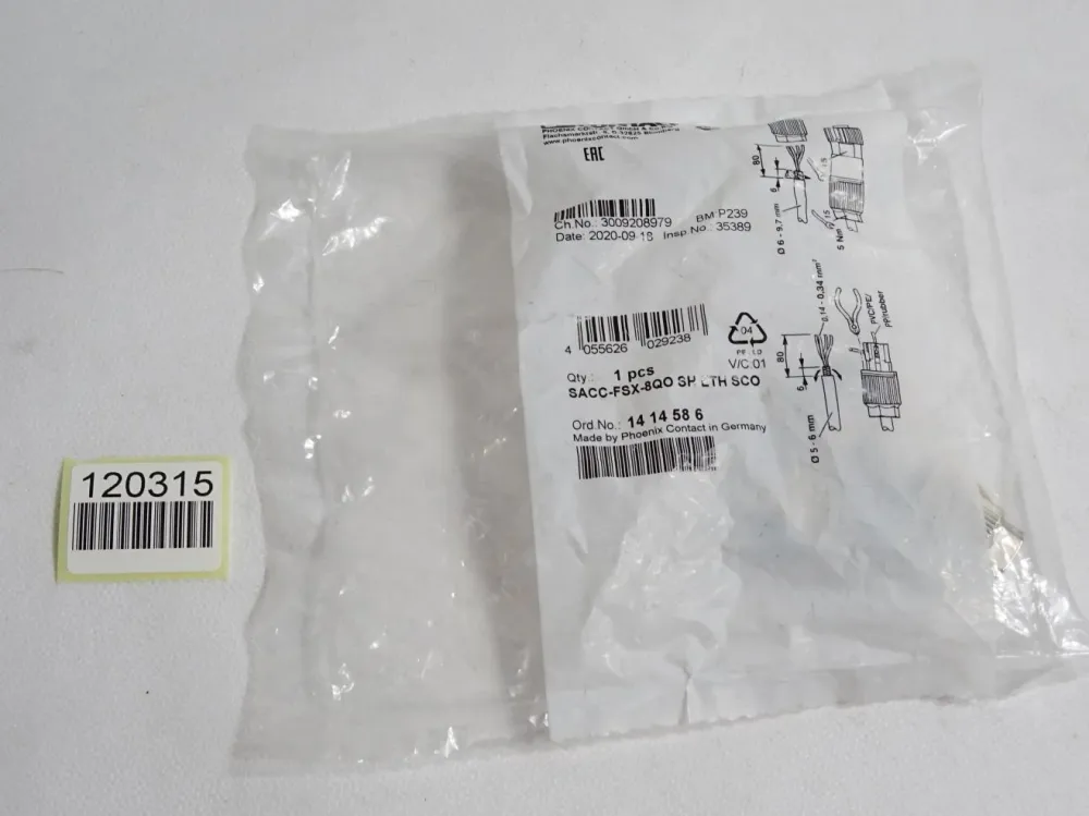 Phoenix Contact SACC-FSX-8QO SH ETH SCO Datensteckverbinder 1414586 / Neu OVP