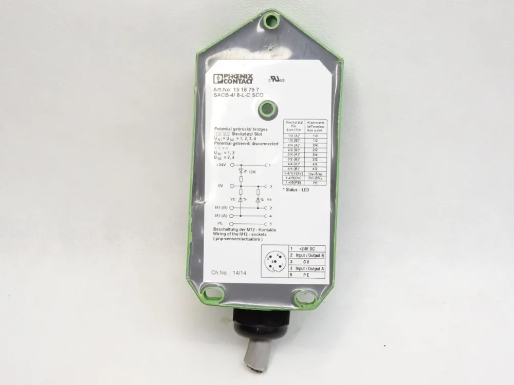 Phoenix Contact Sensor-/Aktor-Box 1516797 SACB-4/8-L-C SCO