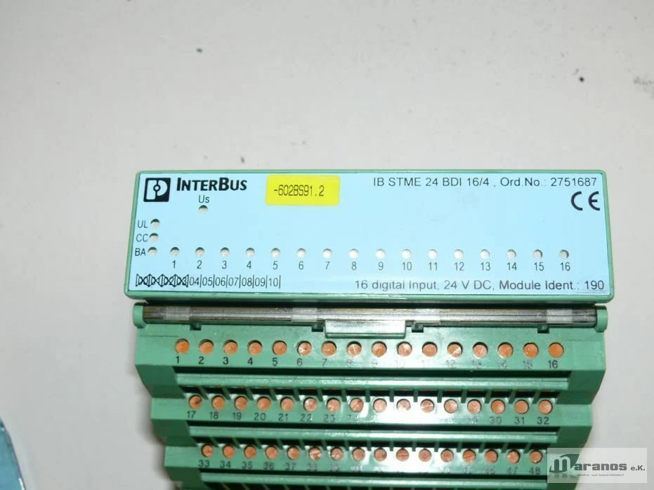 Phoenix Contact IB STME 24 BDI 16/4 / 2751687 Interbus I/O-Module + 2722001
