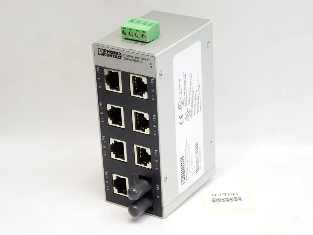 Phoenix Contact FL SWITCH SFN 7TX/FX ST Industrial Ethernet Switch 2891110 / Neuwertig