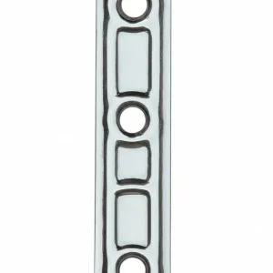 Piastra 163/ Lastrina Diritta Inox 4 Fori 60 Mm- Aldeghi Luigi Spa- 20,0 Pz