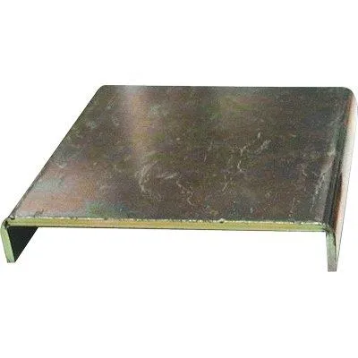 Piastra Alza Pilastro Gazebo 855 - Zincata Gialla S.Mm 3,0 Mm 89X 89- 6 Pezzi