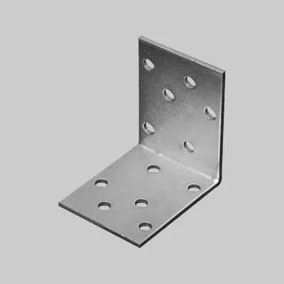 Piastra Ad Angolo Pesante 8/60 40X40X20 Mm - 100 Pezzi
