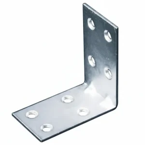 Piastra Di Giunzione Ad Angolo Larghezza Mm.30- - Mm.80X80X30 - 50 Pezzi