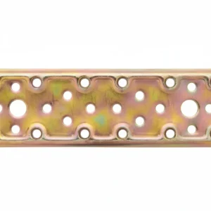 Piastra Di Giunzione Dritta Larghezza Mm.40 Art.745- - Mm.160X40 - Spessore Mm.2,2 - 25 Pezzi Aldeghi