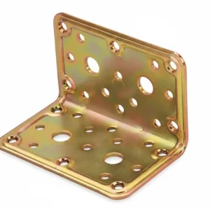 Piastra Di Giunzione Pesante Ad Angolo Larghezza Mm.100 Art.777- - Mm.60X60X100 - Spessore Mm.2,2 - 25 Pezzi Aldeghi