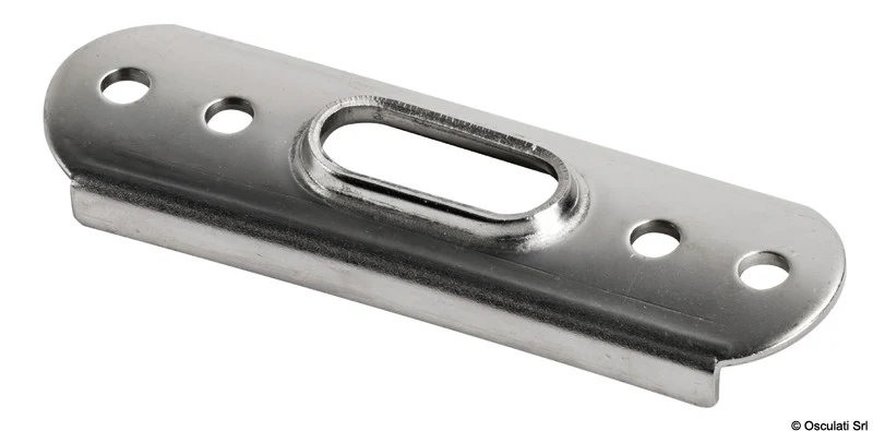 Piastra inox per T Ø 6/7 mm
