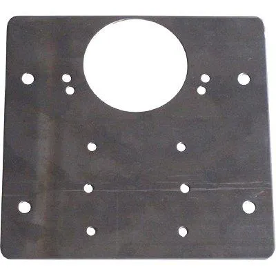 Piastra Riparazione X Cerniere Incasso 645 Minutex - Acciaio Zincato Mm 90X90 Sp. Mm 1+Foro Diam.Mm 35- 12 Pezzi