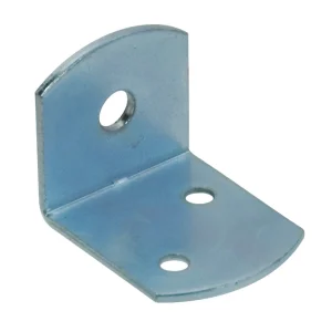 Piastrina Di Giunzione Angolare Ferro Zincato 100 Pz. Mm.30X30X36
